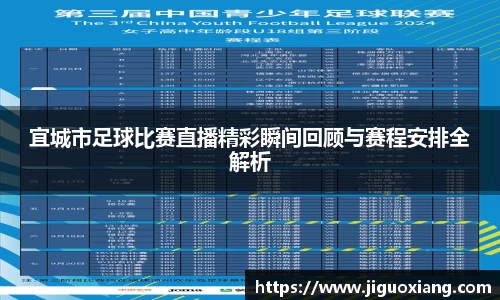 宜城市足球比赛直播精彩瞬间回顾与赛程安排全解析